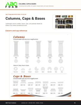 Columns, Caps & Bases
