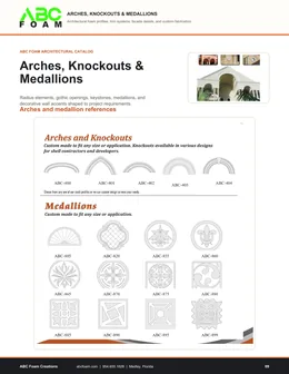 Arches, Knockouts & Medallions